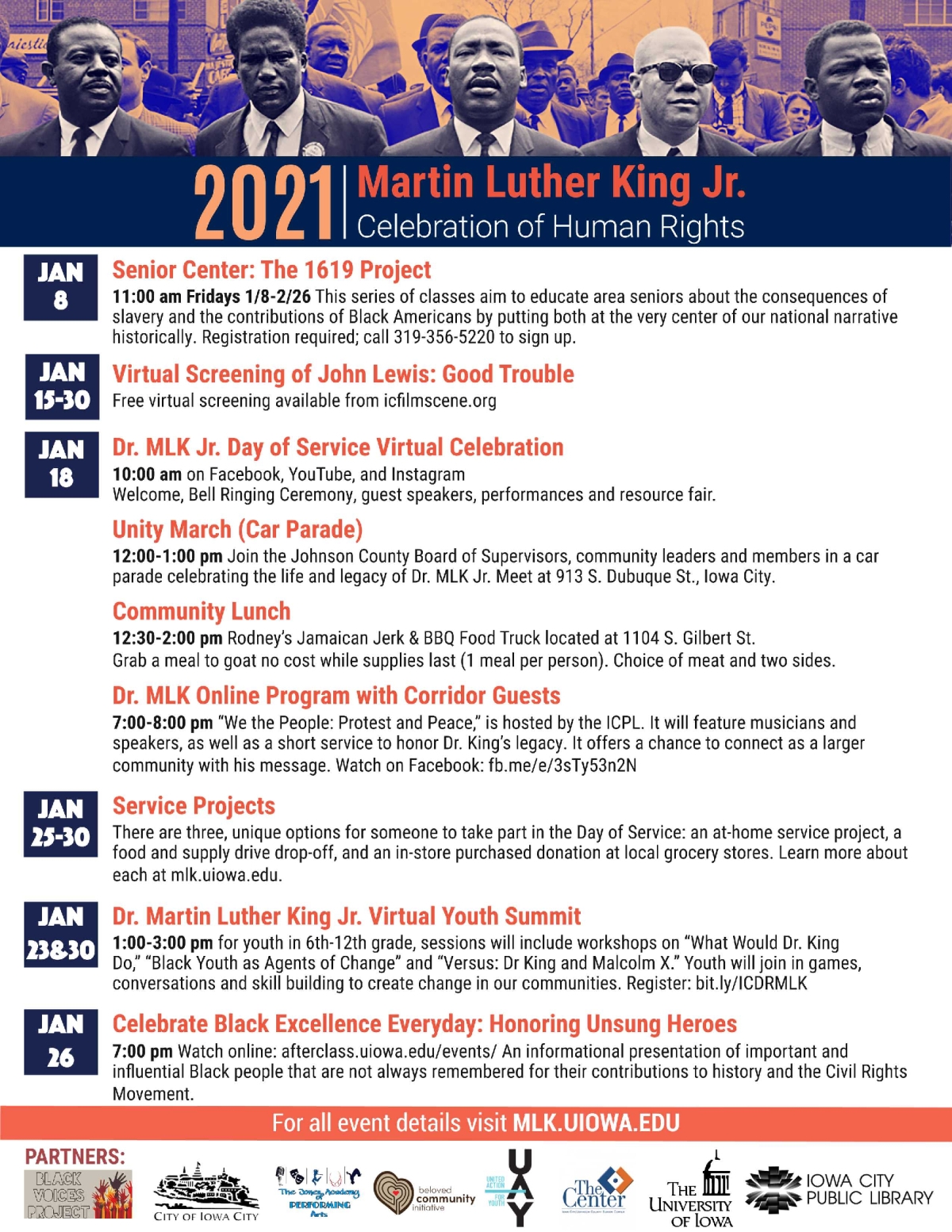 MLK Week 2021 list of events